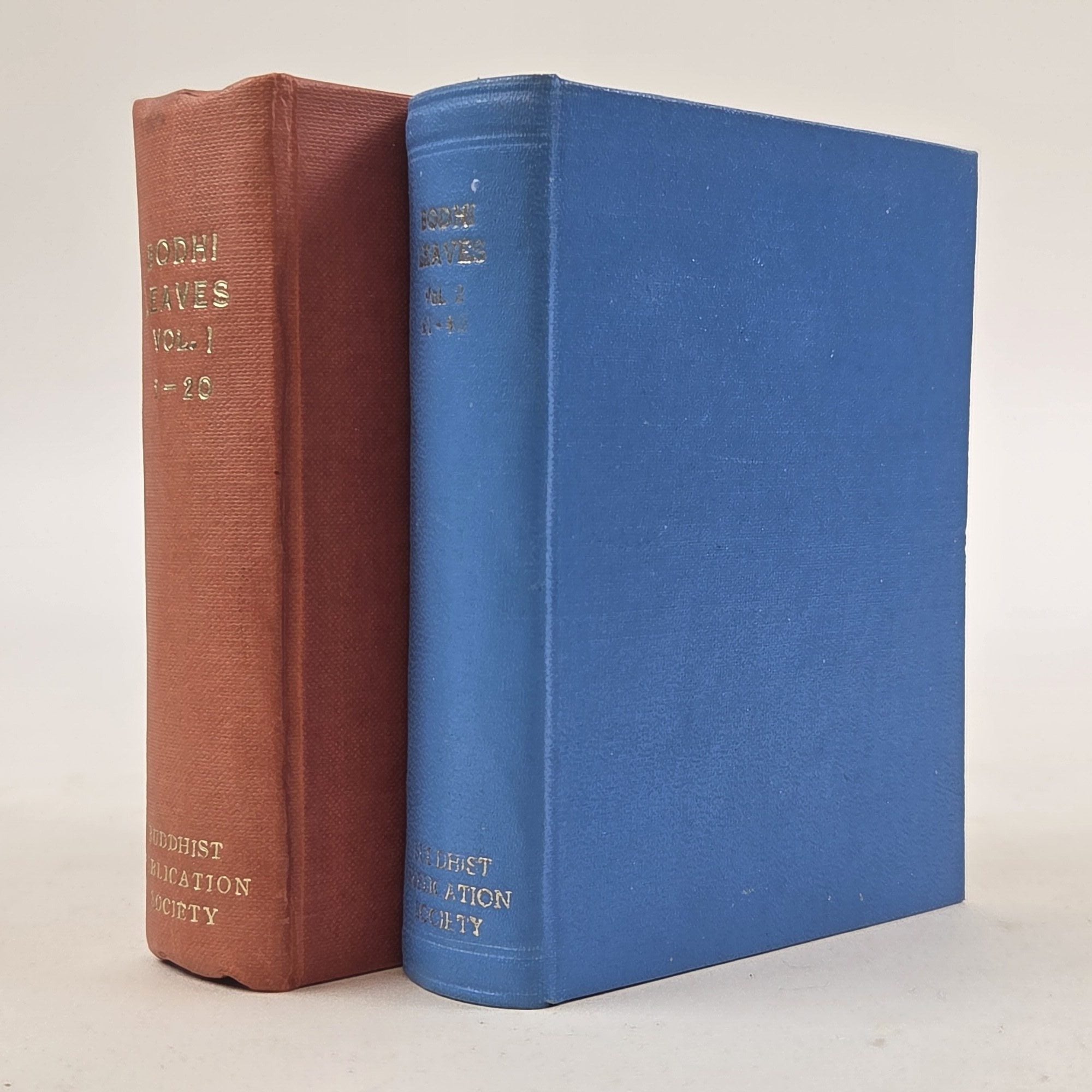 1410314 BODHI LEAVES [Two Volumes].