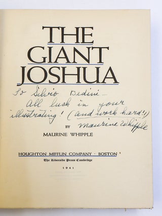 THE GIANT JOSHUA [Inscribed by Maurine Whipple]