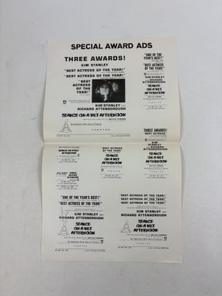 ORIGINAL "SEANCE ON A WET AFTERNOON" MOVIE STILLS AND PROMOTIONAL EPHEMERA