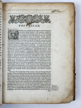 THE SURGEONS MATE OR MILITARY & DOMESTIQUE SURGERY. DISCOUERING FAITHFULLY & PLAINLY YE METHOD AND ORDER OF YE SURGEONS CHEST, YE VSES OF THE INSTRUMENTS, THE VERTUES AND OPERATIONS OF YE MEDICINES, W[I]TH YE EXACT CURES OF WOUNDS MADE BY GUN-SHOTT, AND OTHERWISE AS NAMELY: WOUNDS, APOSTUMES, VLCERS, FISTULA'S, FRACTURES, DISLOCATIONS, WTH YE MOST EASIE & SAFEST WAYES OF AMPUTATION OR DISMEMBRING, THE CURES OF THE SCURUEY, OF YE FLUXES OF YE BELLY, OF YE COLLICKE AND ILIACA PASSIO, OF TENASMUS AND EXITUS ANI, AND OF THE CALENTURE, WITH A TREATISE OF YE CURE OF YE PLAGUE.