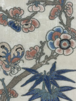 18/19th CENTURY CHINESE HAND EMBROIDERED SILK PANEL