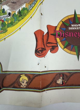 1983 DISNEYLAND PICTORIAL MAP (SOUVENIR GUIDE) WALT DISNEY PRODUCTIONS