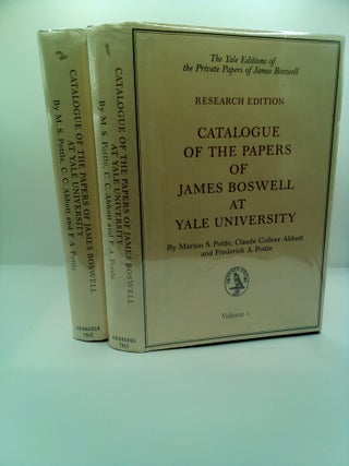 1410870 THE YALE EDITIONS OF THE PRIVATE PAPERS OF JAMES BOSWELL: RESEARCH EDITION, CATALOGUE OF...