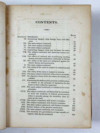 THE FEDERALIST, ON THE NEW CONSTITUTION; WRITTEN IN 1788