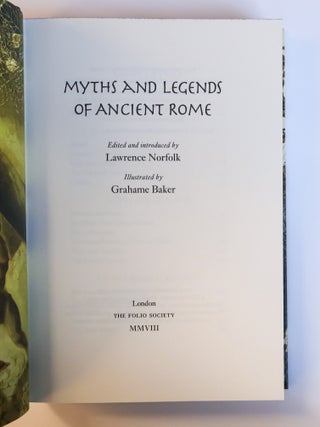 MYTHS AND LEGENDS OF ANCIENT ROME