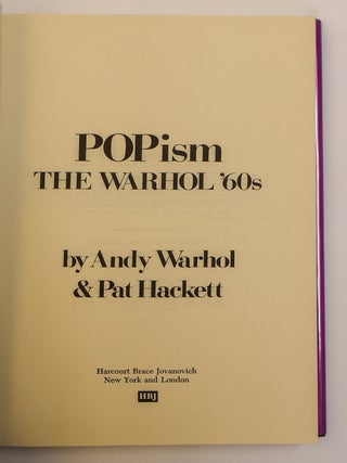 POPISM: THE WARHOL '60S [Signed]