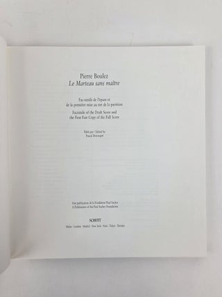 LE MARTEAU SANS MA&Icirc;TRE