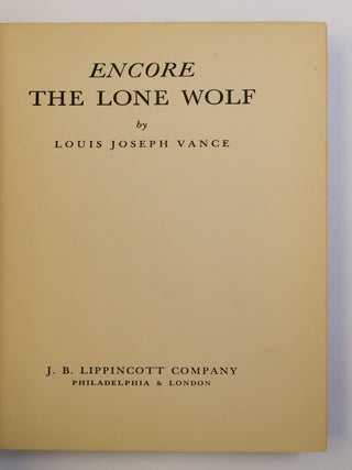 ENCORE THE LONE WOLF