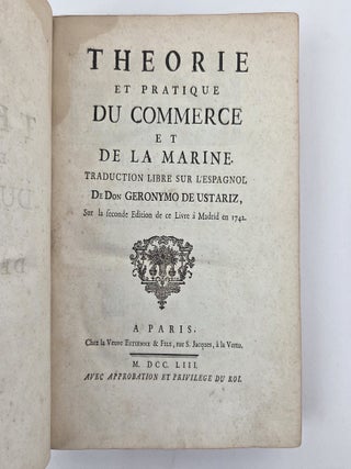 THEORIE ET PRATIQUE DU COMMERCE ET DE LA MARINE