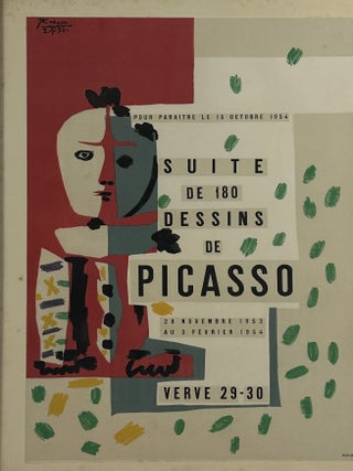 ORIGINAL EXHIBIT POSTER “SUITE DE 180 DESSINS DE PICASSO” VERVE MAGAZINE
