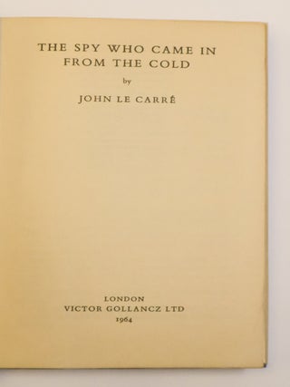 THE SPY WHO CAME IN FROM THE COLD