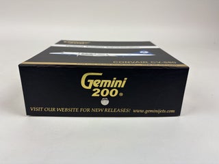 GEMINI 200 SERIES DIE-CAST FEDERAL AVIATION ADMINISTRATION CONVAIR CV-580 WITH ORIGINAL BOX (G2FAA253)