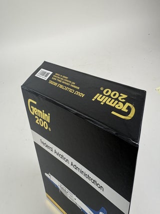 GEMINI 200 SERIES DIE-CAST FEDERAL AVIATION ADMINISTRATION CONVAIR CV-580 WITH ORIGINAL BOX (G2FAA253)