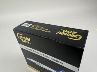 GEMINI 200 SERIES DIE-CAST FEDERAL AVIATION ADMINISTRATION CONVAIR CV-580 WITH ORIGINAL BOX (G2FAA253)