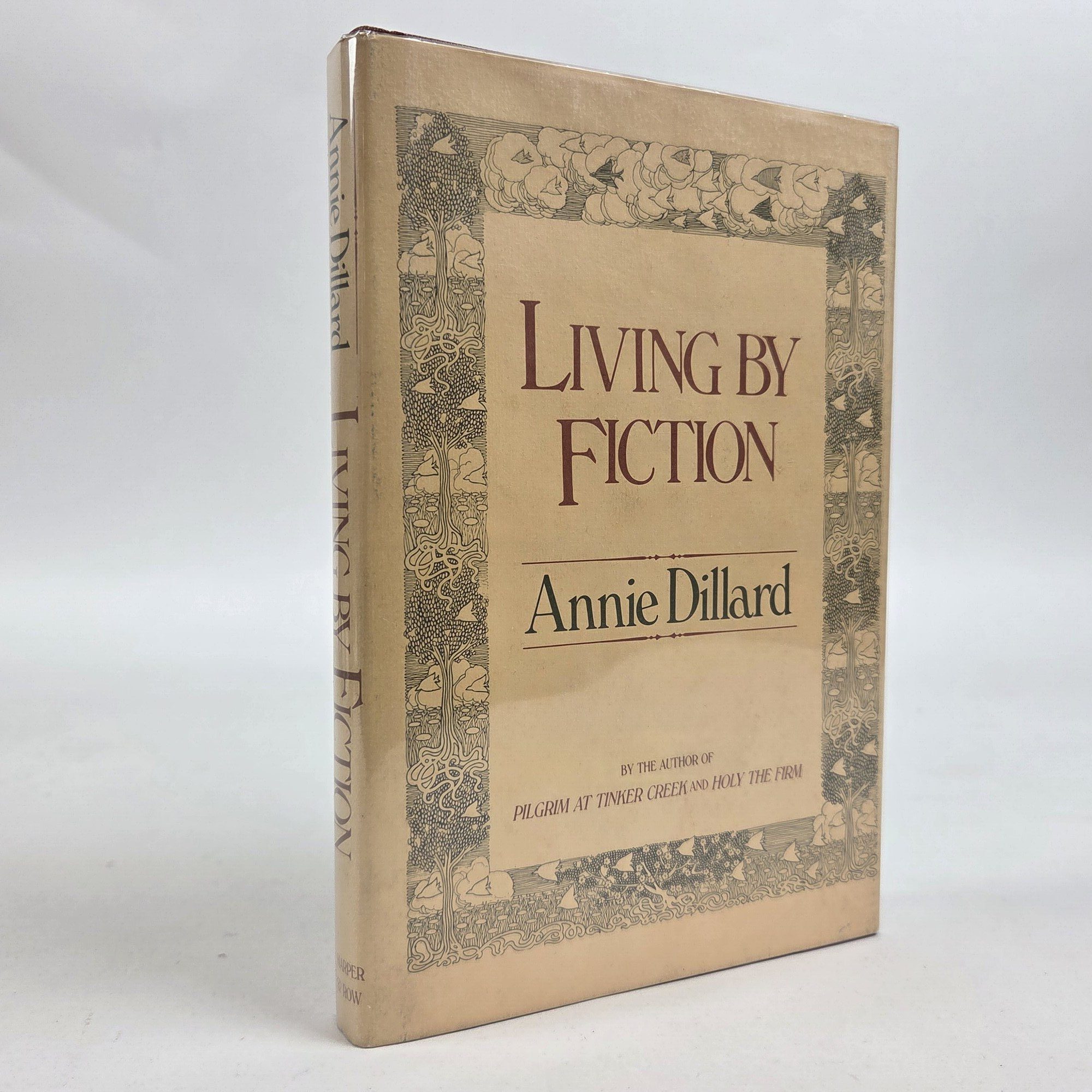 1412385 LIVING BY FICTION [Signed]. Annie Dillard.