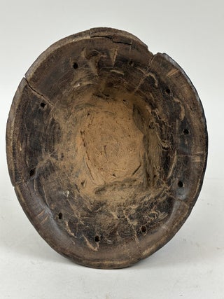 EKET WOODEN HELMET MASK. NIGERIA