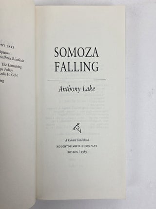 SOMOZA FALLING [Signed]