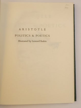 POLITICS AND POETICS