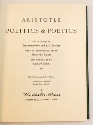 POLITICS AND POETICS