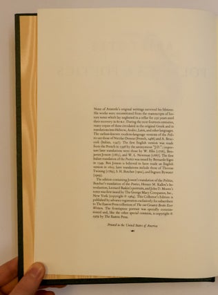 POLITICS AND POETICS