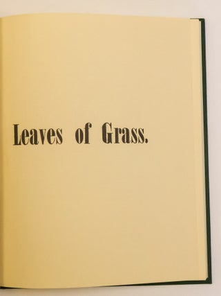 LEAVES OF GRASS