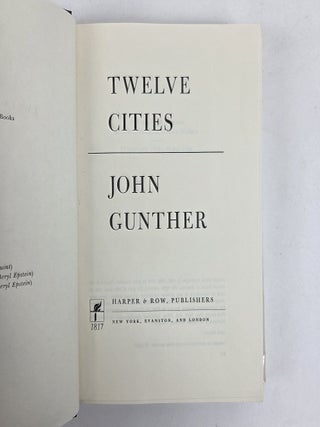 TWELVE CITIES [Signed]