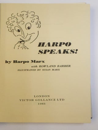 HARPO SPEAKS!