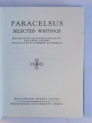 PARACELSUS: SELECTED WRITINGS