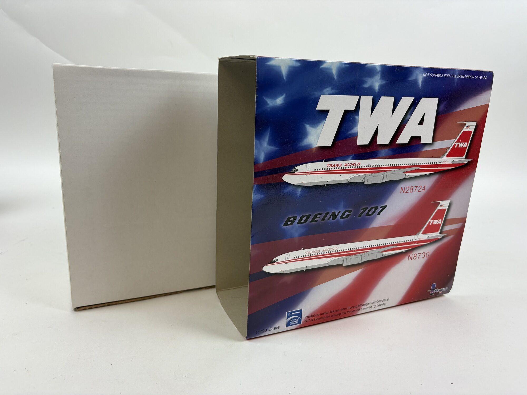 INFLIGHT 200 TWA BOEING 707 WITH ORIGINAL BOX IF7070611A