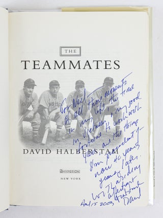 THE TEAMMATES: A PORTRAIT OF A FRIENDSHIP [Signed]