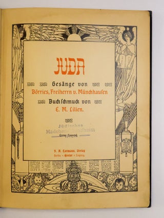 JUDA: GESÄNGE VON BORRIES, FRIEHERRN V. MÜNCHHAUSEN