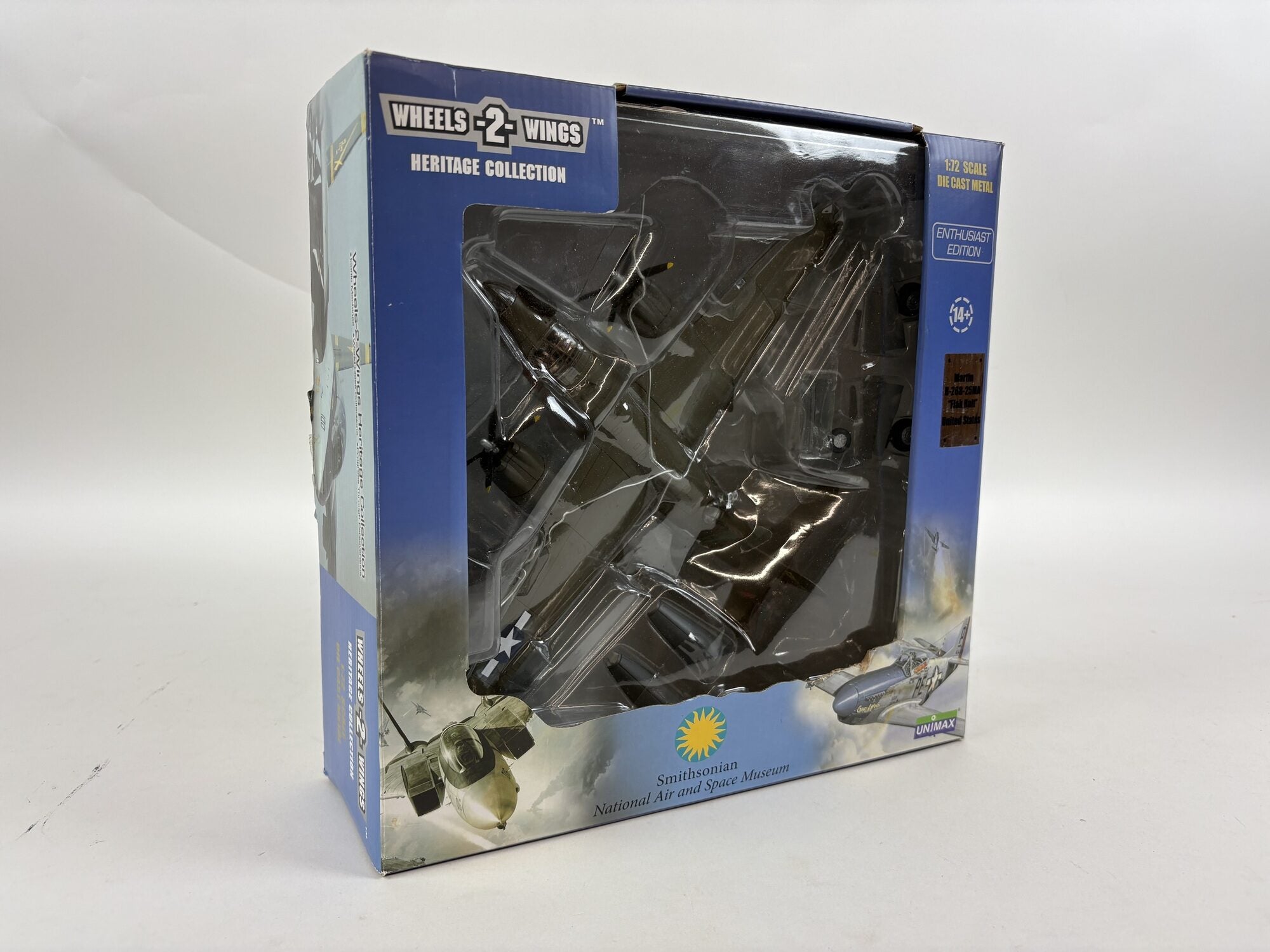 1413011 WHEELS 2 WINGS 1/72 DIE-CAST MARTIN B-26B-25MA "FLAK BAIT" WITH ORIGINAL BOX