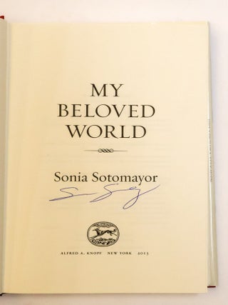 MY BELOVED WORLD [Signed]