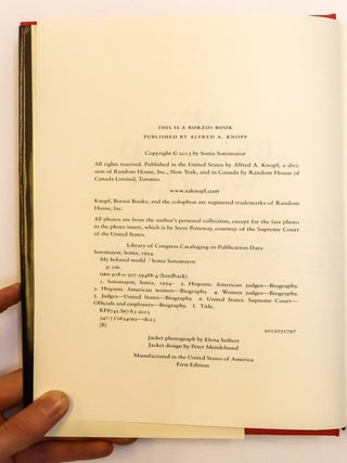MY BELOVED WORLD [Signed]