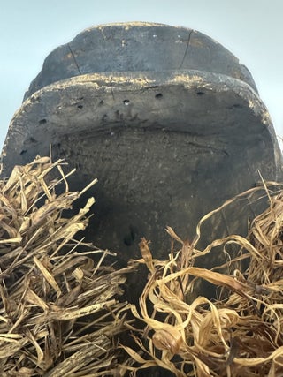 KUBA WOODEN MASK WITH RAFFIA, DEMOCRATIC REPUBLIC OF THE CONGO