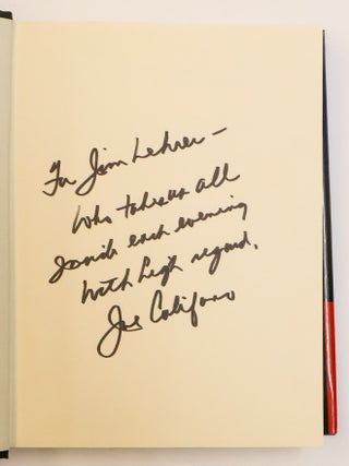 INSIDE: A PUBLIC AND PRIVATE LIFE [Inscribed to Jim Lehrer]