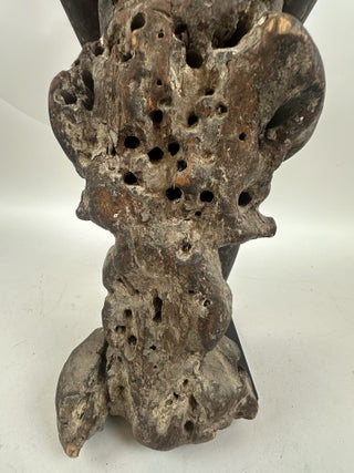 BAULE SEATED FEMALE FIGURE, IVORY COAST