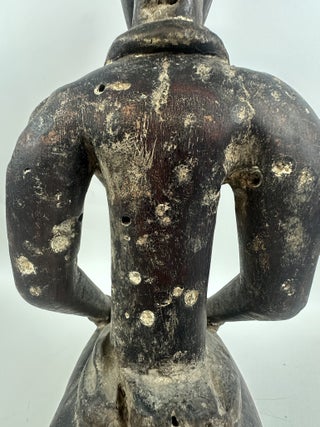 BAULE SEATED FEMALE FIGURE, IVORY COAST