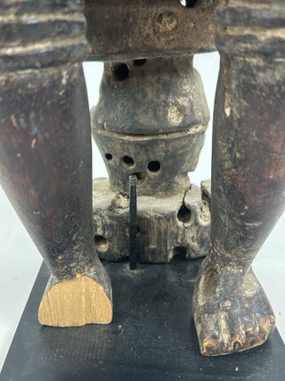 BAULE SEATED FEMALE FIGURE, IVORY COAST