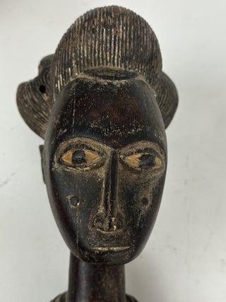 BAULE SEATED FEMALE FIGURE, IVORY COAST