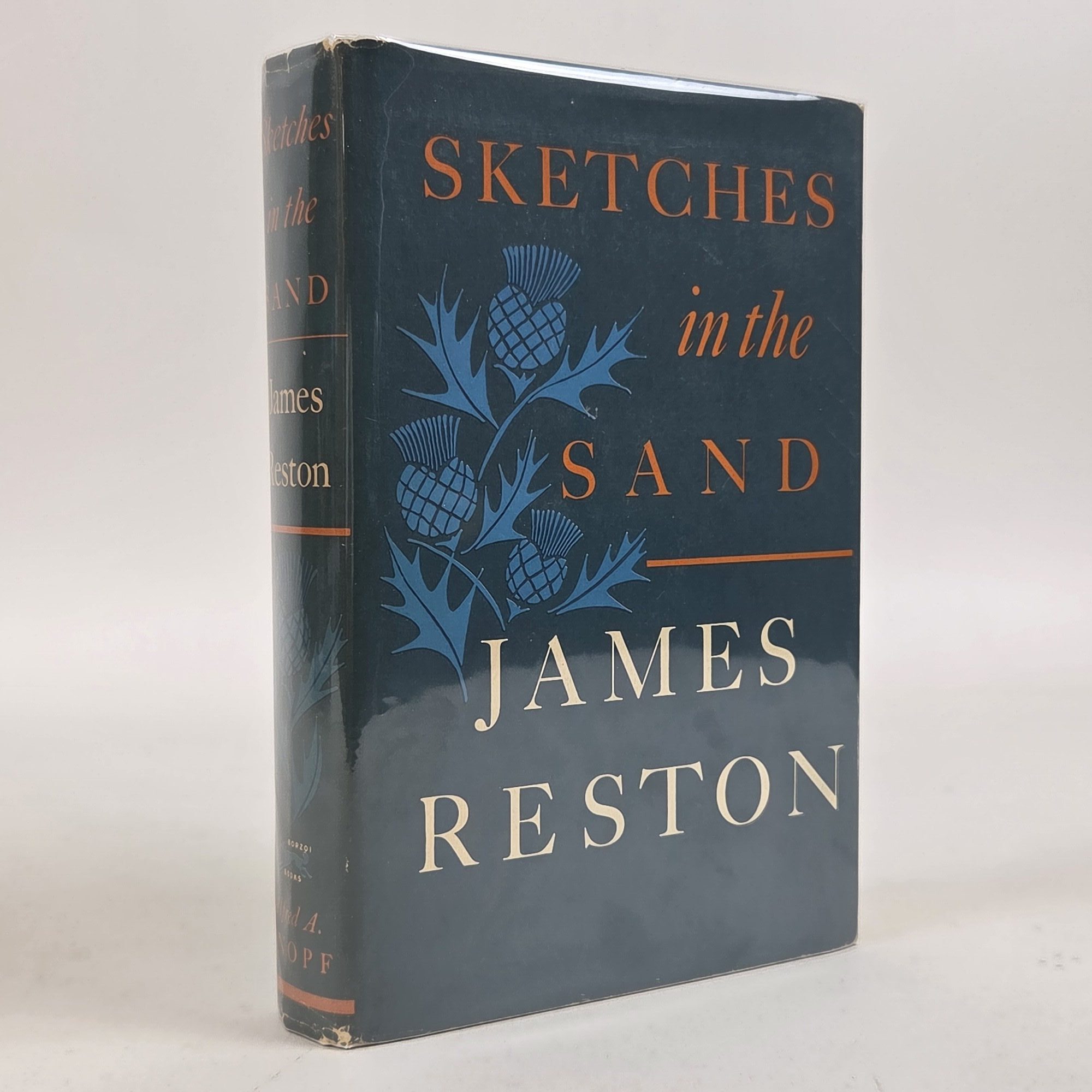 1413412 SKETCHES IN THE SAND [Signed]. James Reston.
