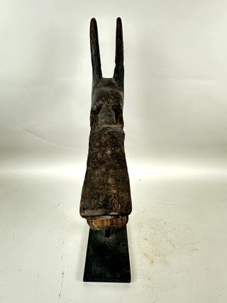 CHIWARA WOODEN ANTELOPE SCULPTURE, DOGON OF MALI
