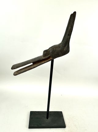 CHIWARA WOODEN ANTELOPE SCULPTURE, DOGON OF MALI
