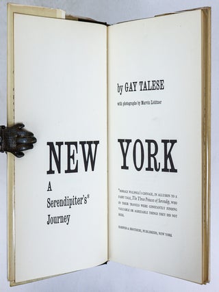 GAY TALESE | LOT OF FIVE WORKS [FAME AND OBSCURITY; THE OVERREACHERS; THY NEIGHBOR'S WIFE; NEW YORK A SERENDIPITER'S JOURNEY; THE KINGDOM AND THE POWER] [Four Books, Signed]