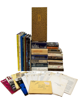 1413513 BRENDAN GILL | LOT OF 26 BOOKS WRITTEN BY AND/OR WITH INSCRIPTIONS FROM GILL [plus] 29...