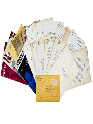 BRENDAN GILL | LOT OF 26 BOOKS WRITTEN BY AND/OR WITH INSCRIPTIONS FROM GILL [plus] 29 ITEMS OF EPHEMERA [including] TYPESCRIPTS, MAGAZINES, AND ARTICLES