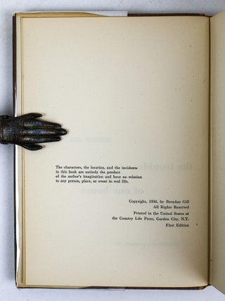 BRENDAN GILL | LOT OF 26 BOOKS WRITTEN BY AND/OR WITH INSCRIPTIONS FROM GILL [plus] 29 ITEMS OF EPHEMERA [including] TYPESCRIPTS, MAGAZINES, AND ARTICLES