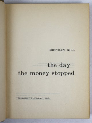 BRENDAN GILL | LOT OF 26 BOOKS WRITTEN BY AND/OR WITH INSCRIPTIONS FROM GILL [plus] 29 ITEMS OF EPHEMERA [including] TYPESCRIPTS, MAGAZINES, AND ARTICLES