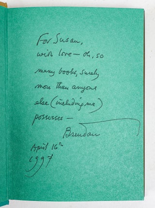 BRENDAN GILL | LOT OF 26 BOOKS WRITTEN BY AND/OR WITH INSCRIPTIONS FROM GILL [plus] 29 ITEMS OF EPHEMERA [including] TYPESCRIPTS, MAGAZINES, AND ARTICLES