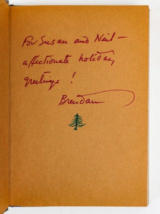 BRENDAN GILL | LOT OF 26 BOOKS WRITTEN BY AND/OR WITH INSCRIPTIONS FROM GILL [plus] 29 ITEMS OF EPHEMERA [including] TYPESCRIPTS, MAGAZINES, AND ARTICLES